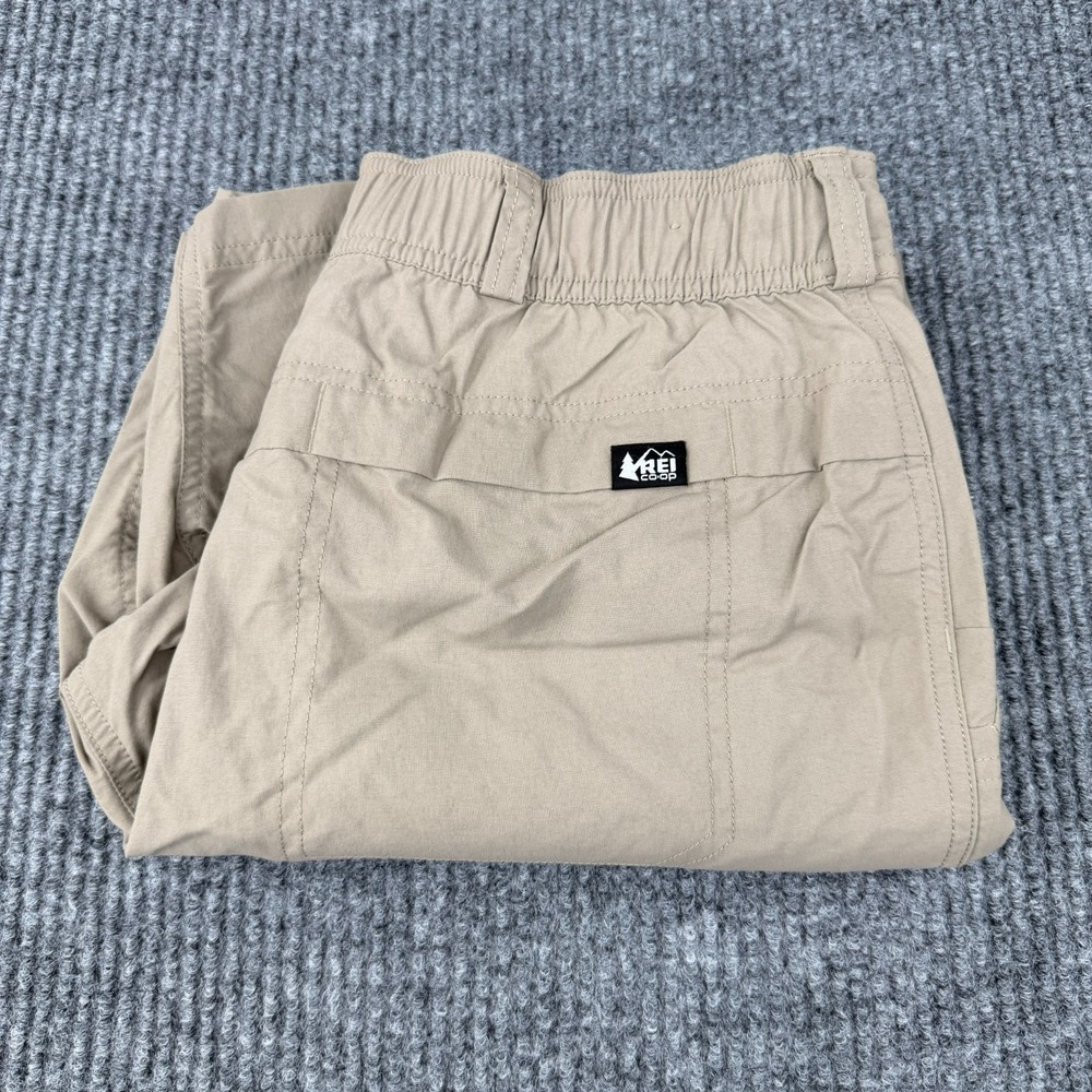 REI Co Op Shorts Mens 30 Tan Cargo Hiking Stretch Nylon Outdoor Trail Casual